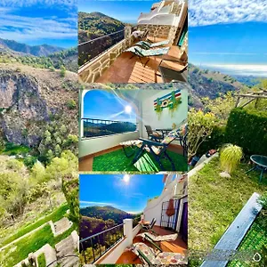 Appartement Axarquia , Frigiliana, Terraza Privada Con Vistas A La Montana Rio Y Al Mar, Frigiliana